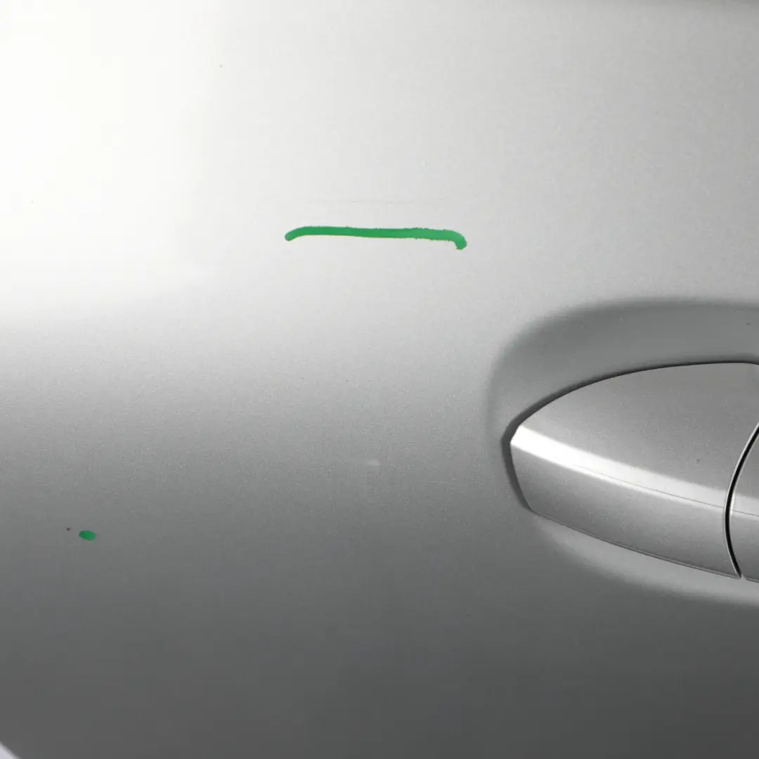 Door Rear Right O/S B-Class Polar Silver Metallic - 761 to Mercedes W246 with Part number A2467300205 Mercedes W246 Door Rear Right O/S B-Class Polar Silver Metallic - 761 - SKU A2467300205-PLS - Part number A2467300205