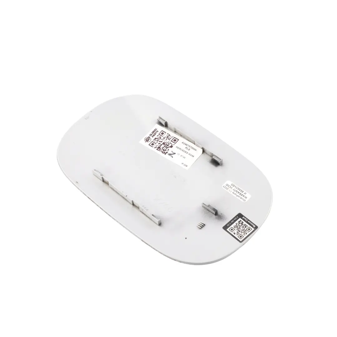 Cap Casing Polar Silver - 761 to Mercedes W246 Fuel Tank In Cover with Part number A2467570006 Mercedes W246 Fuel Tank In Cover Cap Casing Polar Silver - 761 - SKU A2467570006-PLS - Part number A2467570006