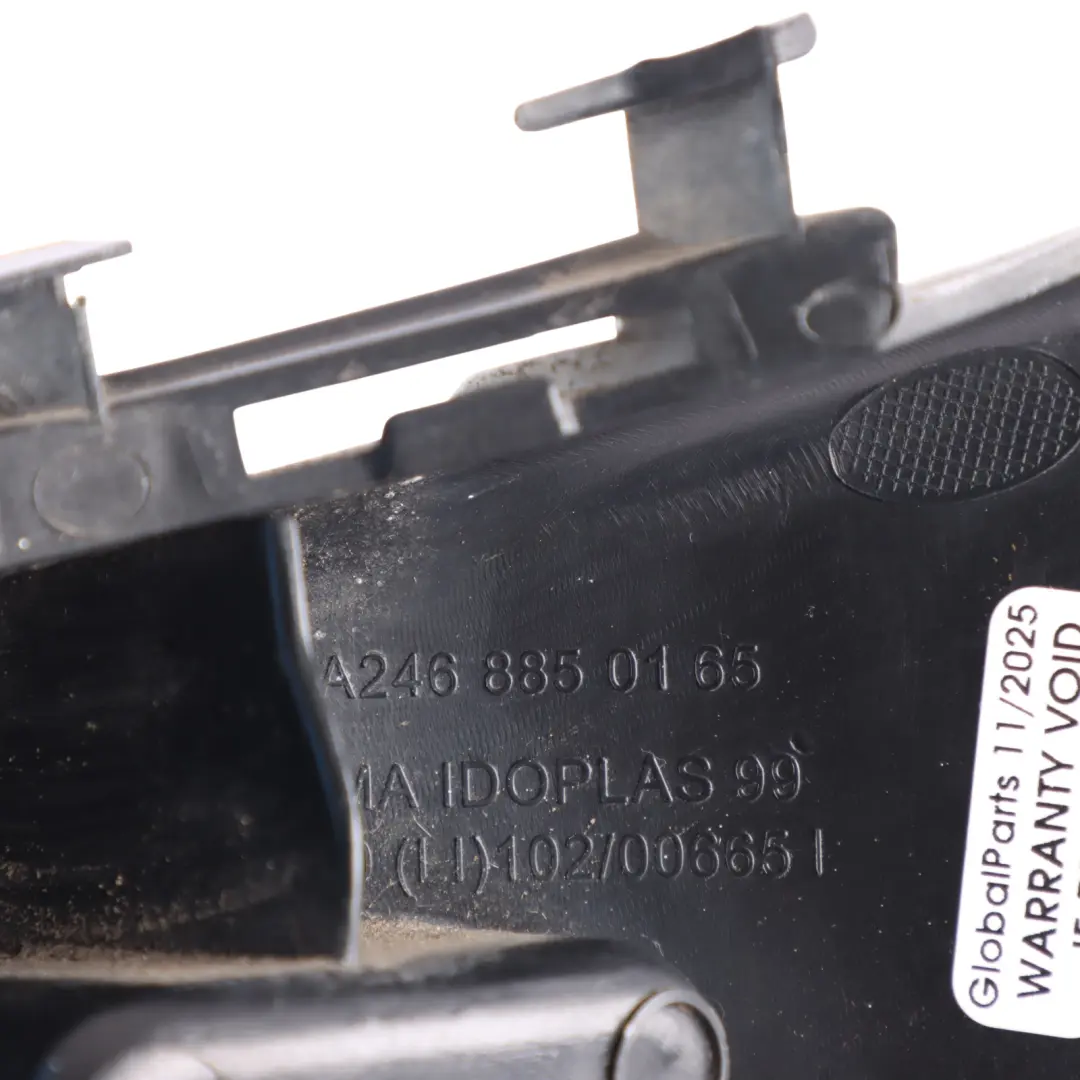 Bumper Bracket Holder Support Left N/S to Mercedes W246 Rear with Part number A2468850165 Mercedes W246 Rear Bumper Bracket Holder Support Left N/S - SKU A2468850165 - Part number A2468850165