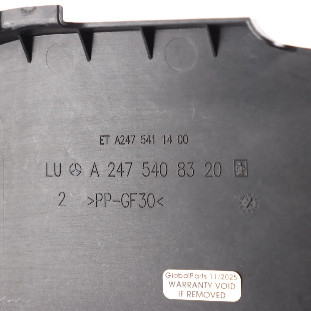 Mercedes W118 W177 W247 Battery Trim Panel Cover - SKU A2475408320 - Part number A2475408320