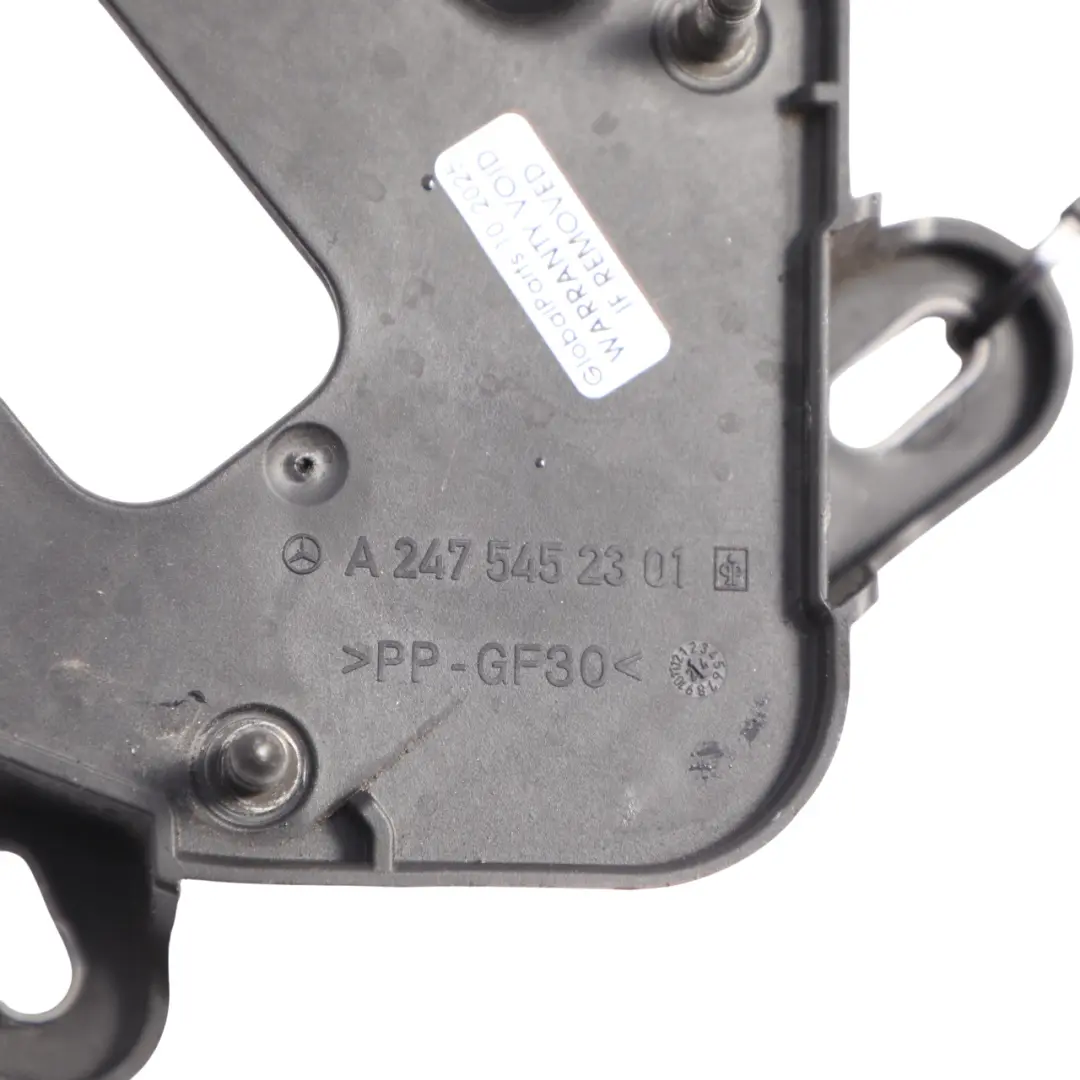 Compartment Fuse Box Bracket M260 to Mercedes C118 W177 W247 Engine with Part number A2475452301 Mercedes C118 W177 W247 Engine Compartment Fuse Box Bracket M260 - SKU A2475452301 - Part number A2475452301