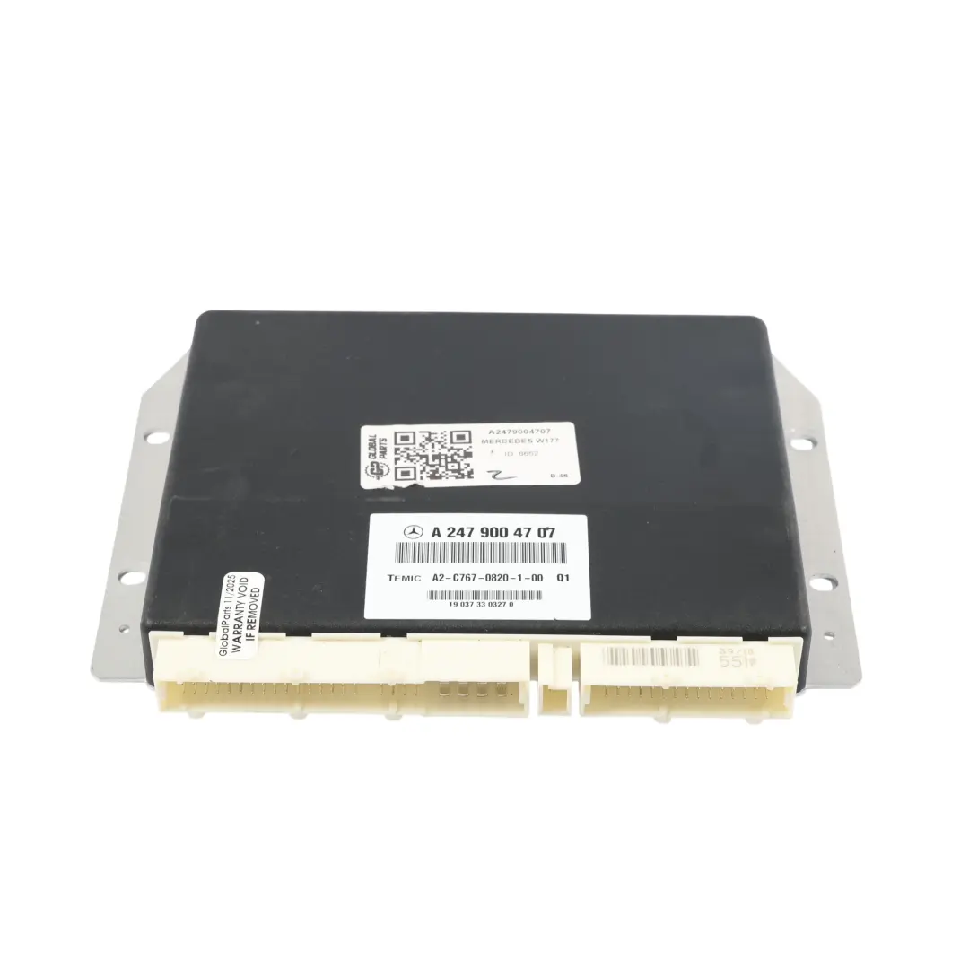 Mercedes W177 Dynamic Adaptive Suspension System Control Unit Module - SKU A2479004707 - Part number A2479004707