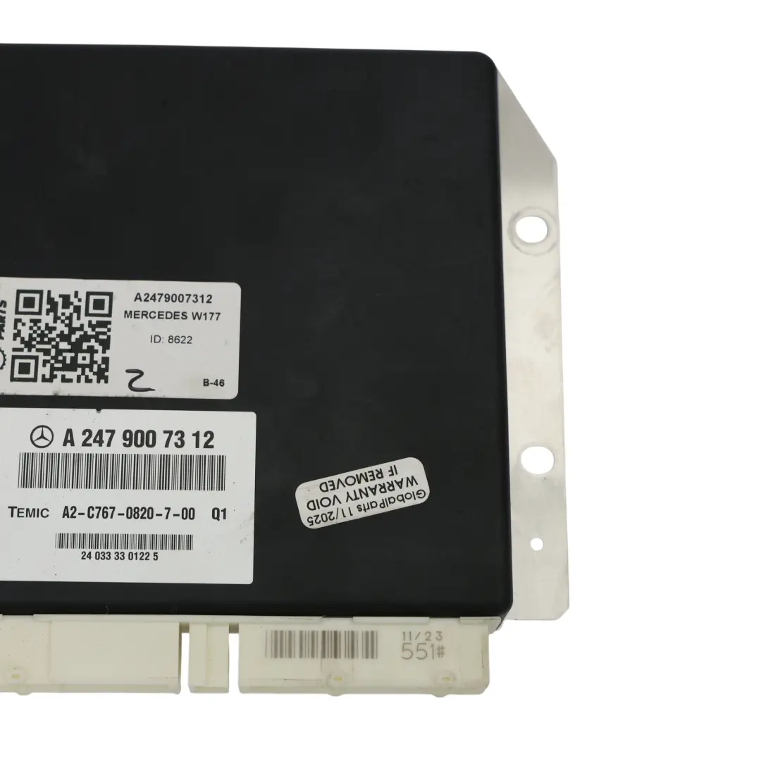 Mercedes W212 Fahrwerk Modul Verstellung Steuergerät Controller - SKU A2479007312 - Teilenummer A2479007312