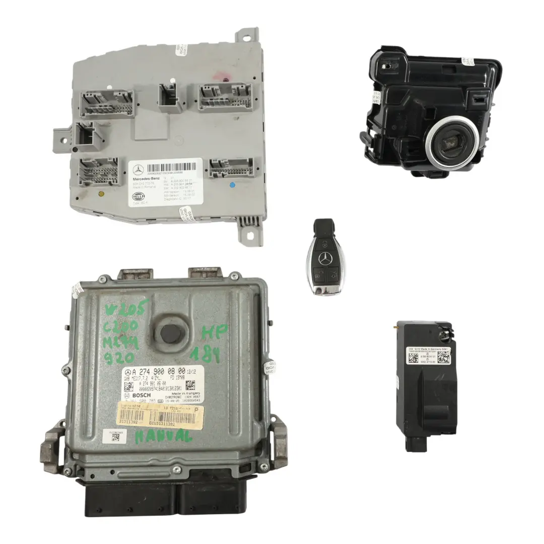 Mercedes W205 C200 274.920 184HP Kit ECU Control Motor Automático - SKU A2749000800-7 - Número de pieza A2749000800