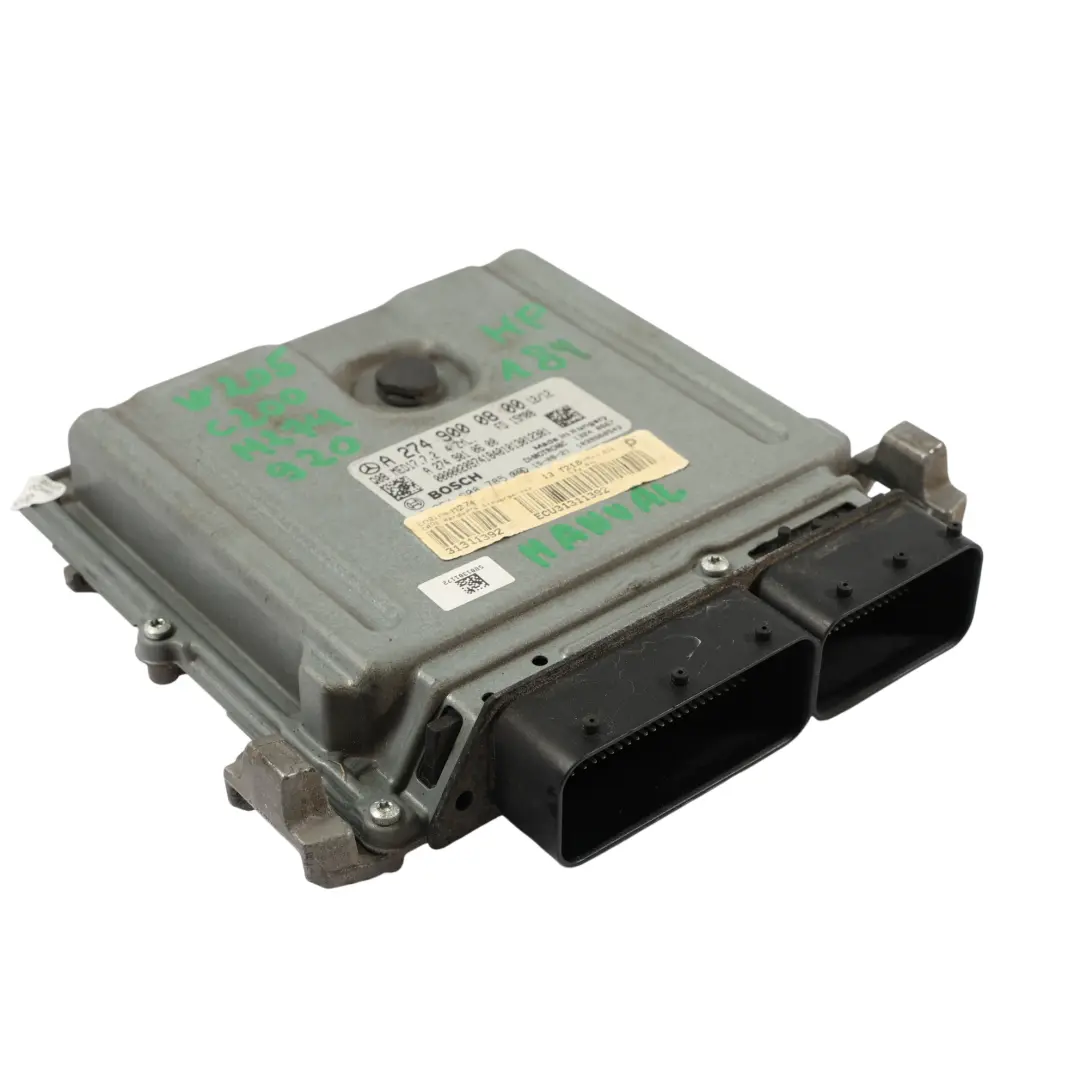 Mercedes W205 C200 274.920 184HP Engine Control ECU Kit Automatic - SKU A2749000800-7 - Part number A2749000800