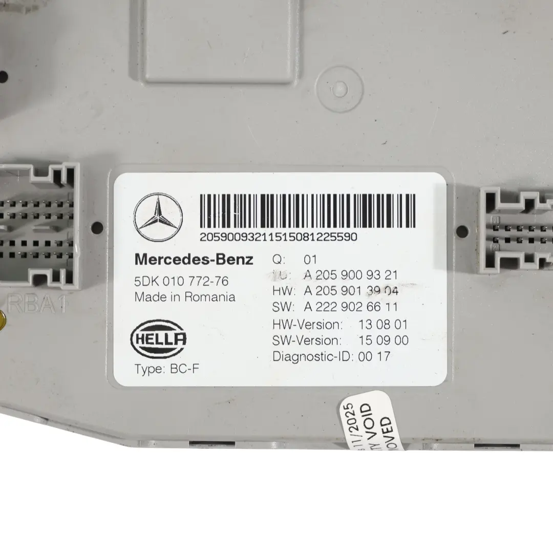 Mercedes W205 C200 274.920 184PS Motor Steuerung ECU Kit Automatik - SKU A2749000800-7 - Teilenummer A2749000800