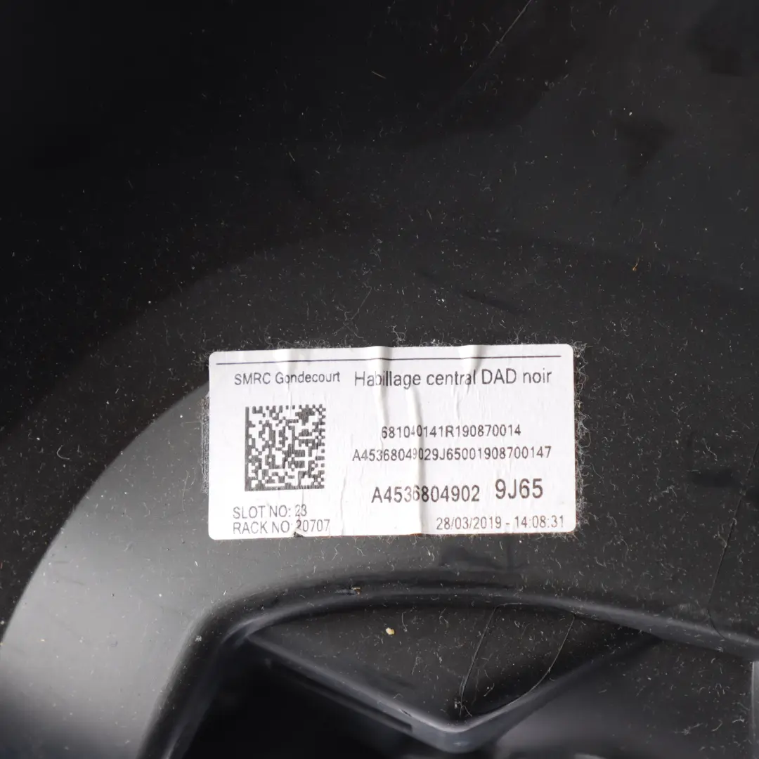 Smart Fortwo C453 A/C Air Con Heater Control Panel Surround Trim - SKU RHD-A4536804902 - Part number A4536804902