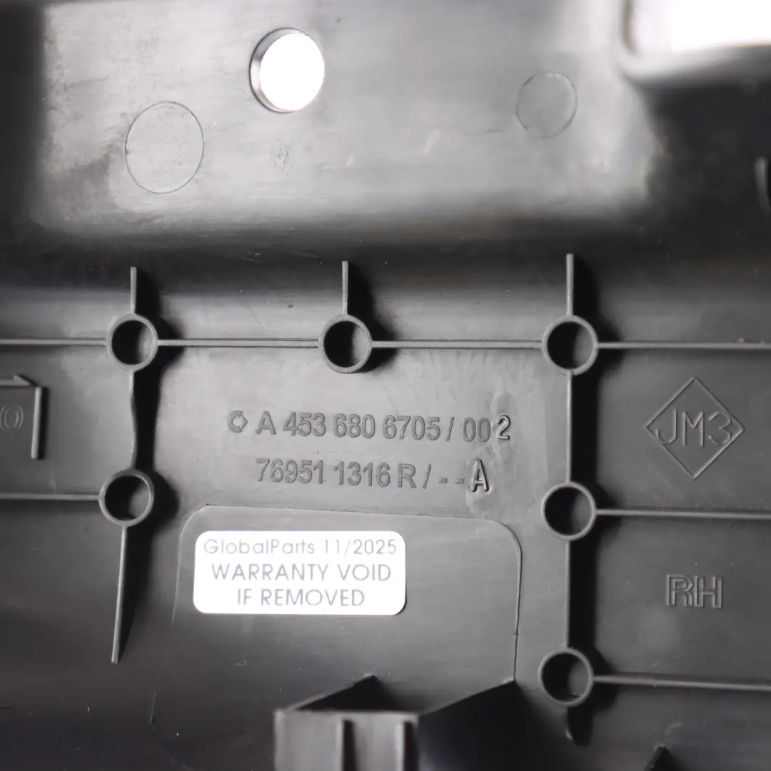 Smart Fortwo C453 Door Lower Trim Cover Sill Right O/S Side - SKU A4536806705 - Part number A4536806705