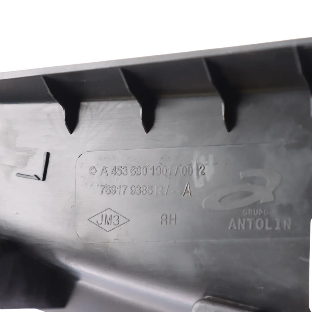 C453 Rivestimento Arco Ruota Montante Posteriore Destro per Smart Fortwo con numero di parte A4536901901 Smart Fortwo C453 Rivestimento Arco Ruota Montante Posteriore Destro - SKU A4536901901 - Numero di parte A4536901901