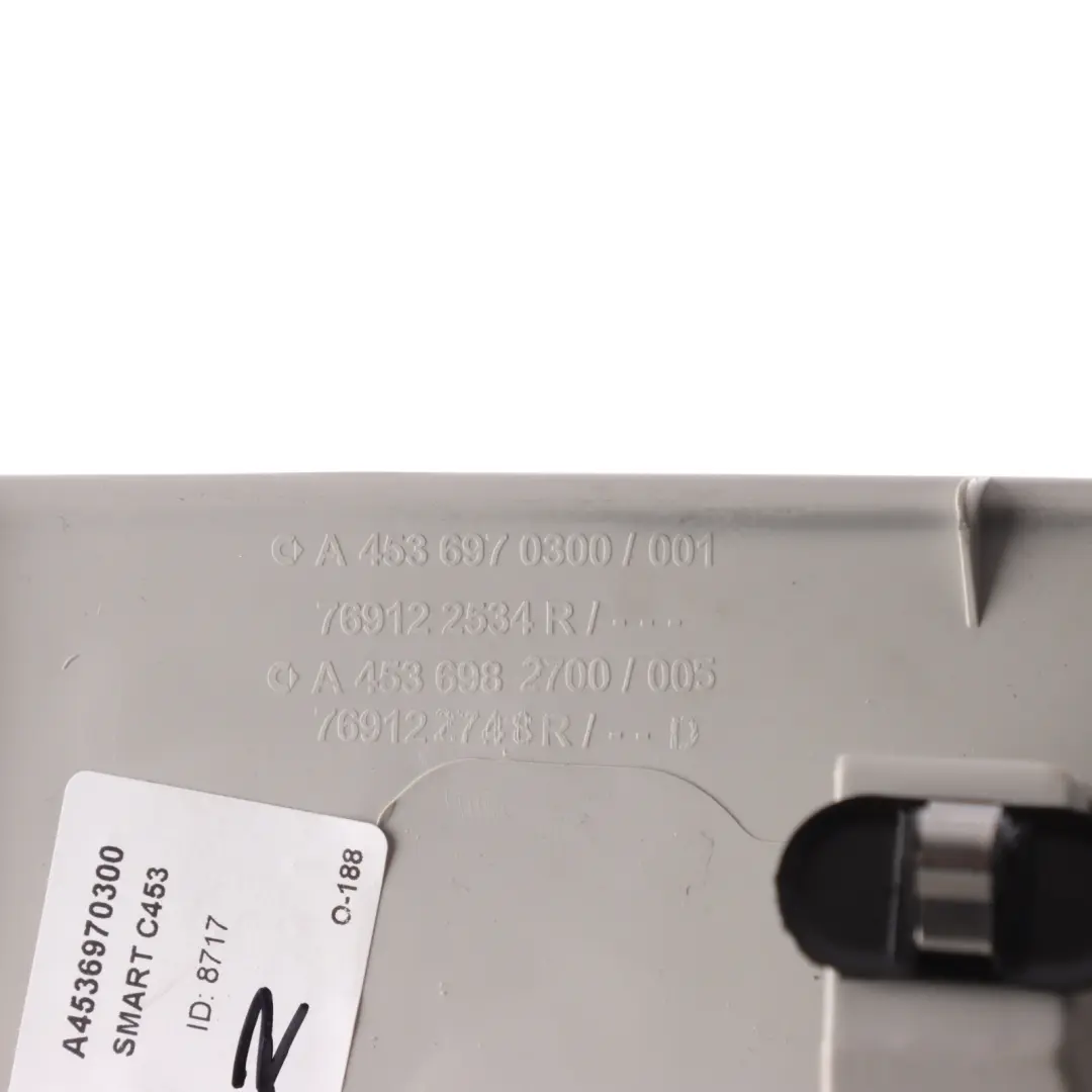 Smart Fortwo C453 Interior A Pillar Column Trim Cover Front Left N/S - SKU A4536970300 - Part number A4536970300