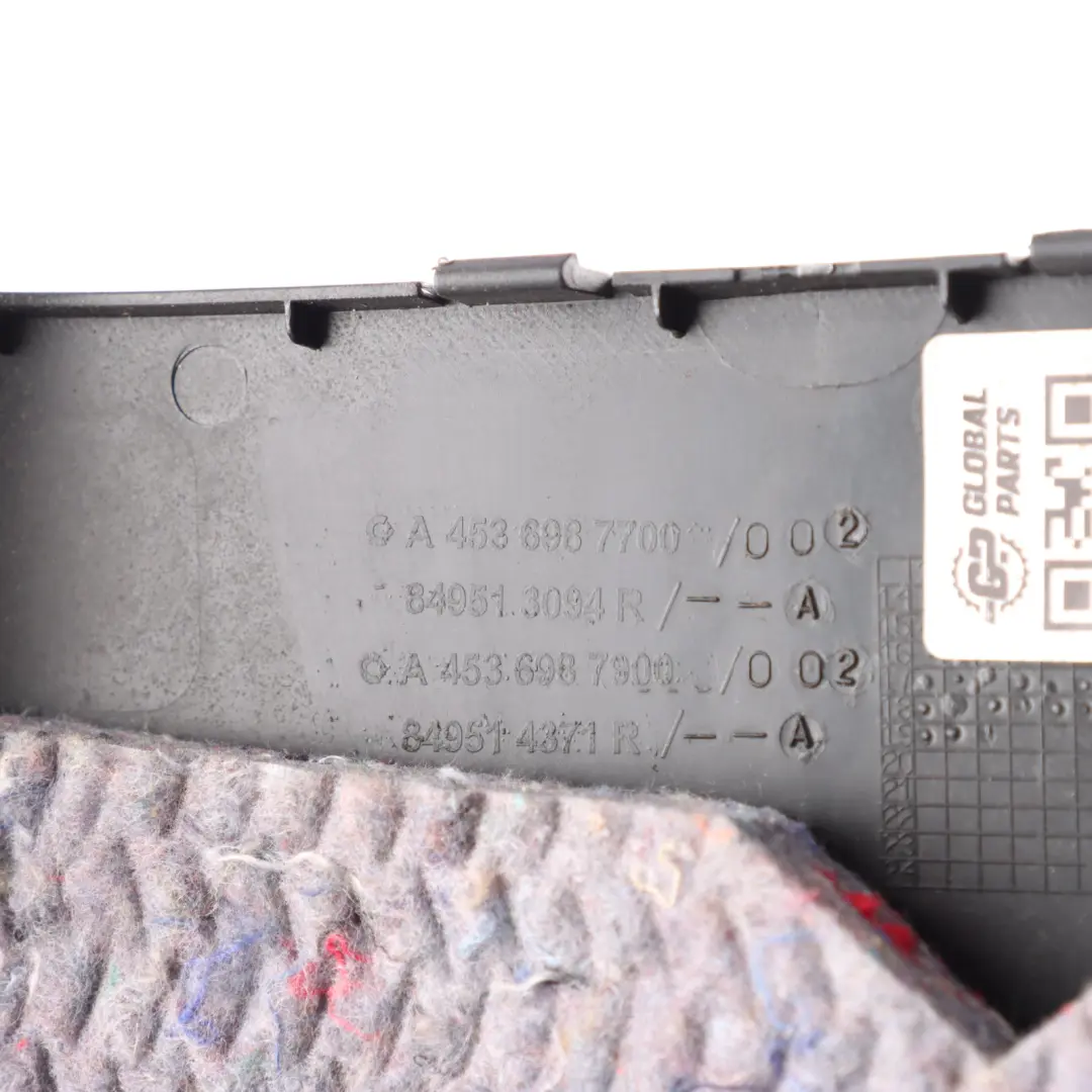 Smart Fortwo C453 Boot Lid Trunk Trim Cover Rear Left N/S Side - SKU A4536987700 - Part number A4536987700