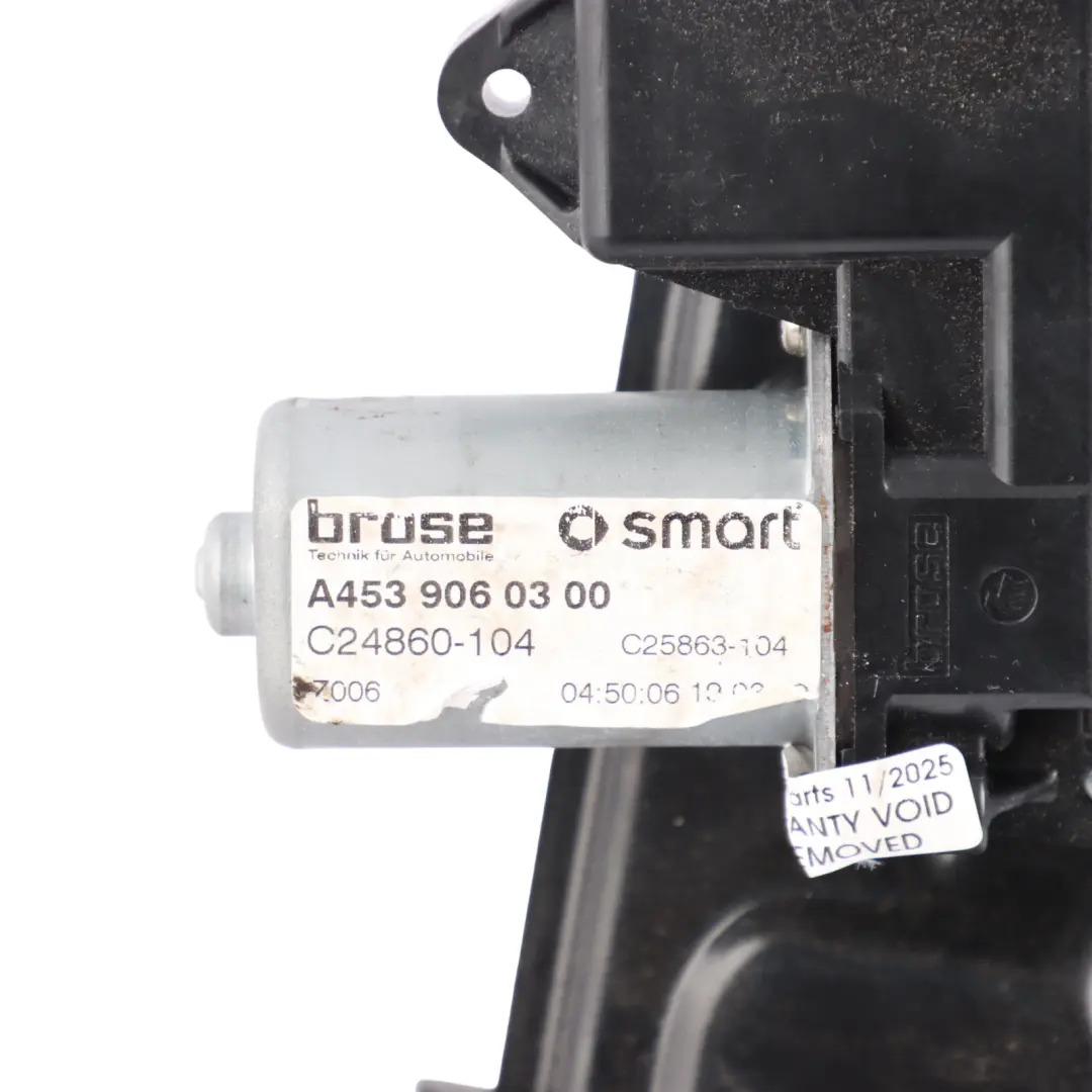 C453 Window Lifter Regulator Front Left Right N/O/S to Smart Fortwo with Part number A4537200400 Smart Fortwo C453 Window Lifter Regulator Front Left Right N/O/S - SKU A4537200400 - Part number A4537200400