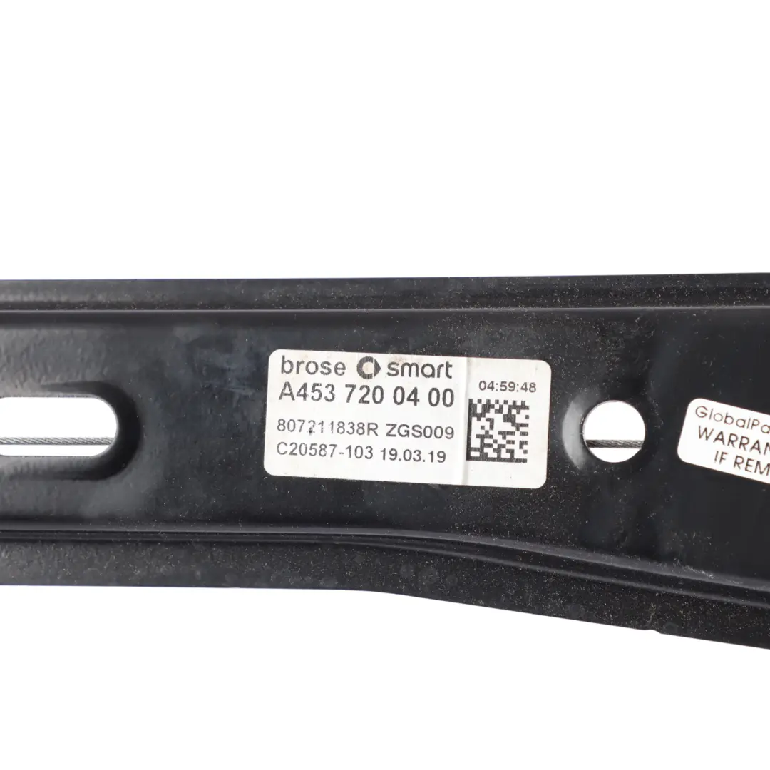 Smart Fortwo C453 Window Lifter Regulator Front Left Right N/O/S - SKU A4537200400 - Part number A4537200400