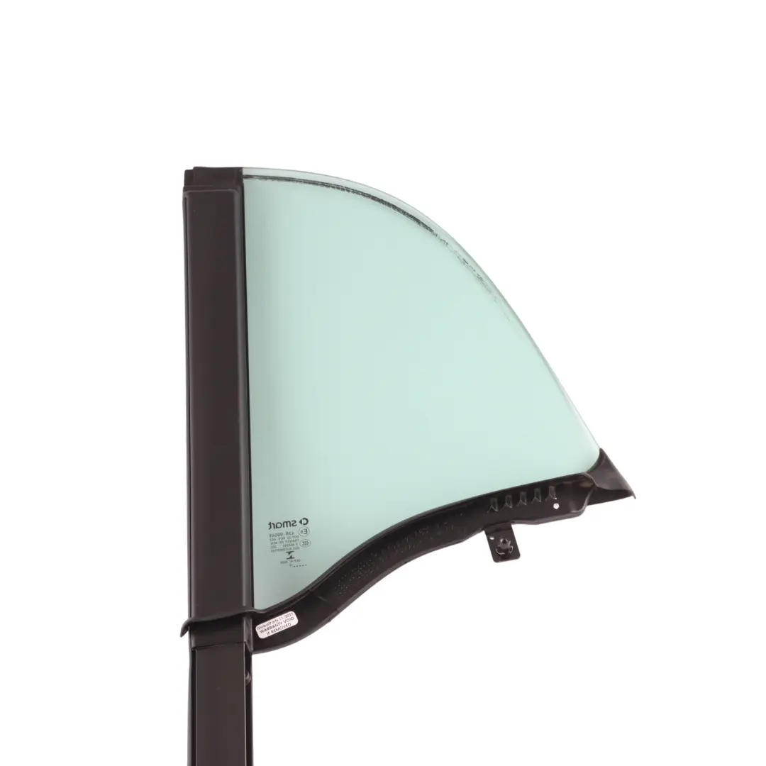 C453 Front Quarter Window Glass AS2 Right O/S to Smart Fortwo with Part number A4537204601 Smart Fortwo C453 Front Quarter Window Glass AS2 Right O/S - SKU A4537204601 - Part number A4537204601