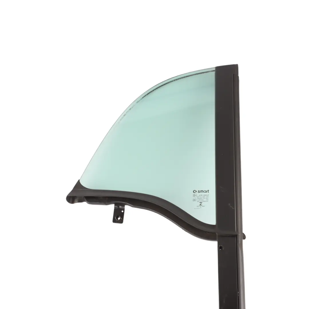 C453 Front Quarter Window Glass AS2 Right O/S to Smart Fortwo with Part number A4537204601 Smart Fortwo C453 Front Quarter Window Glass AS2 Right O/S - SKU A4537204601 - Part number A4537204601
