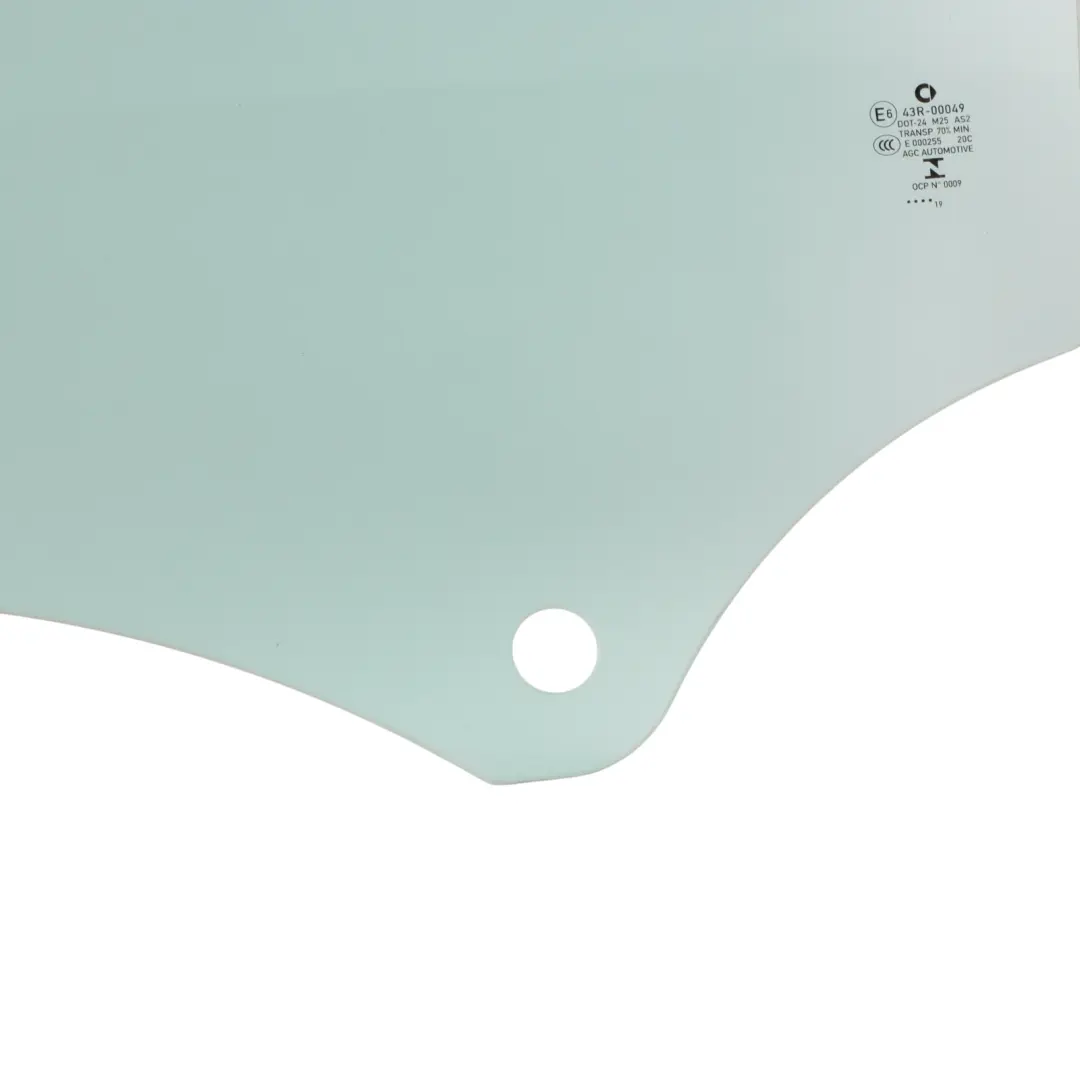 C453 Front Door Side Window Glass Left N/S AS2 to Smart Fortwo with Part number A4537250500 Smart Fortwo C453 Front Door Side Window Glass Left N/S AS2 - SKU A4537250500 - Part number A4537250500
