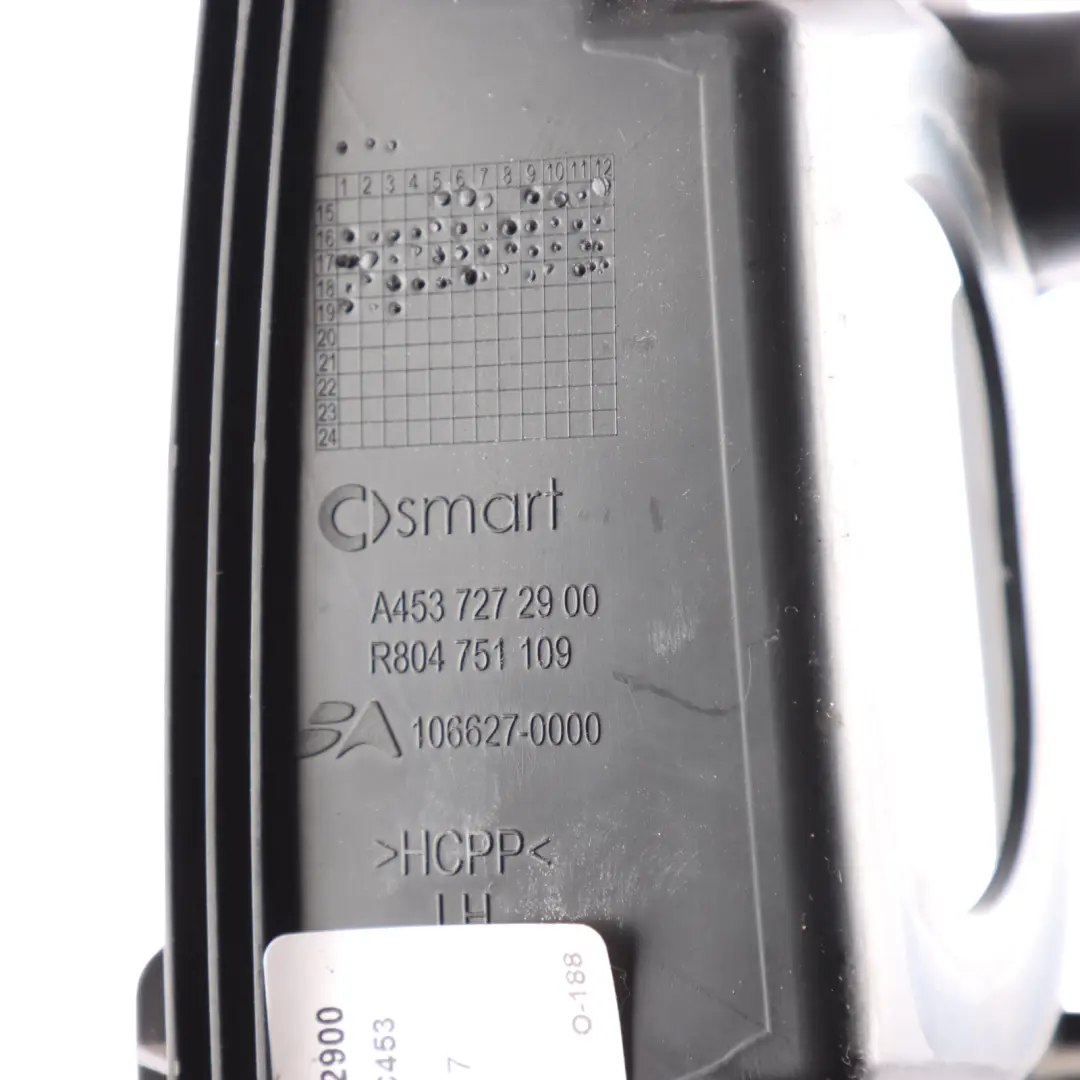 Smart Fortwo 453 Door Moulding Trim Cover Panel Front Left N/S - SKU A4537272900 - Part number A4537272900
