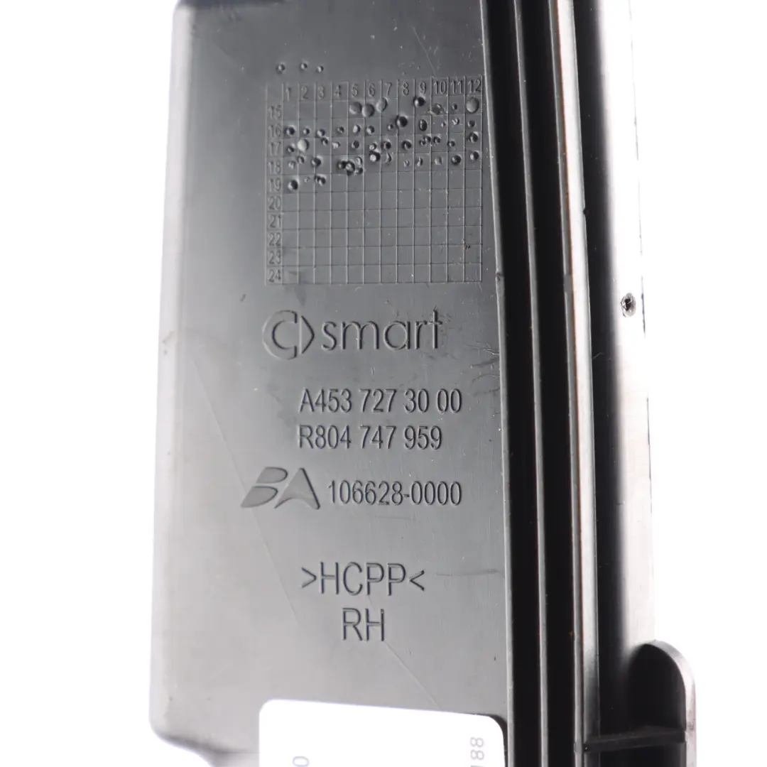 Smart Fortwo 453 Door Moulding Trim Cover Panel Front Right O/S - SKU A4537273000 - Part number A4537273000