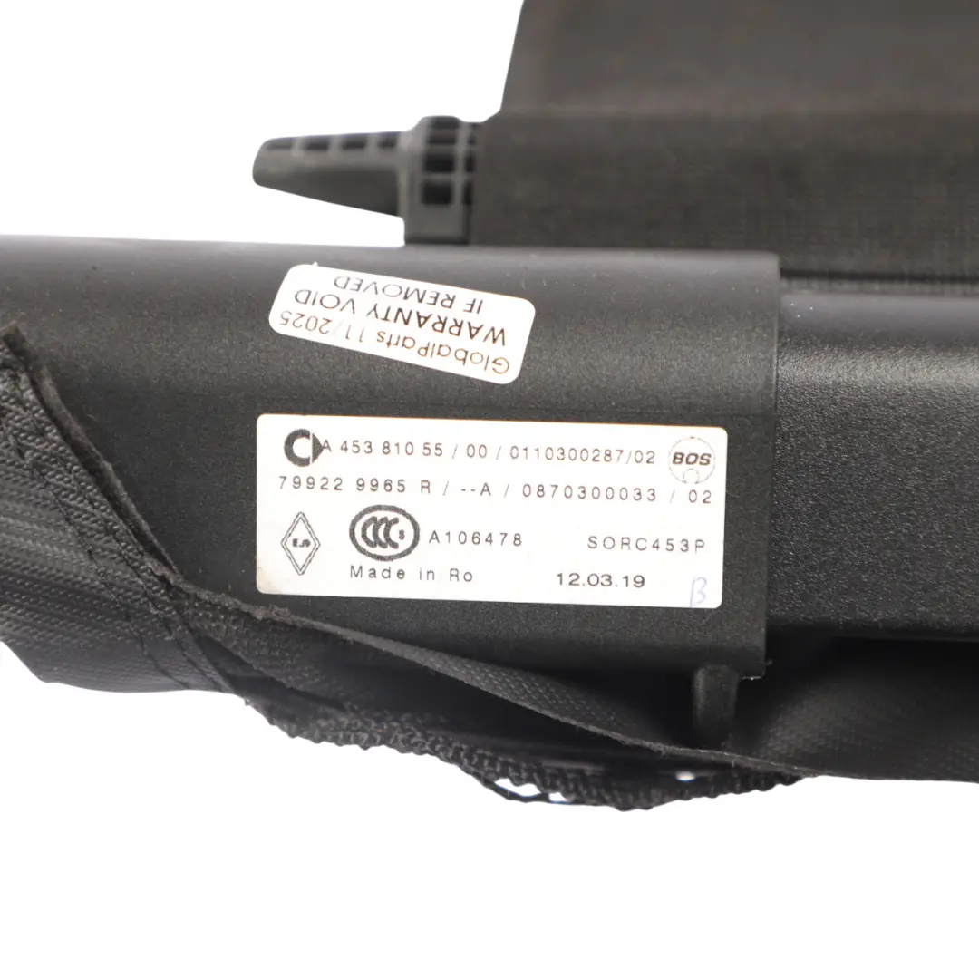 C453 Parcel Shelf Load Luggage Cover Black to Smart ForTwo with Part number A4538103700 Smart ForTwo C453 Parcel Shelf Load Luggage Cover Black - SKU A4538103700 - Part number A4538103700