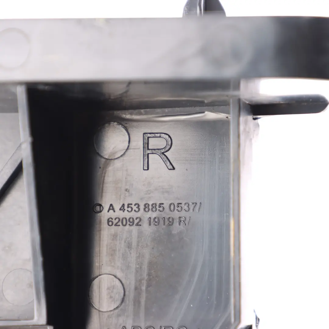 C453 Front Bumper Bracket Holder Support Right O/S to Smart Fortwo with Part number A4538850537 Smart Fortwo C453 Front Bumper Bracket Holder Support Right O/S - SKU A4538850537 - Part number A4538850537