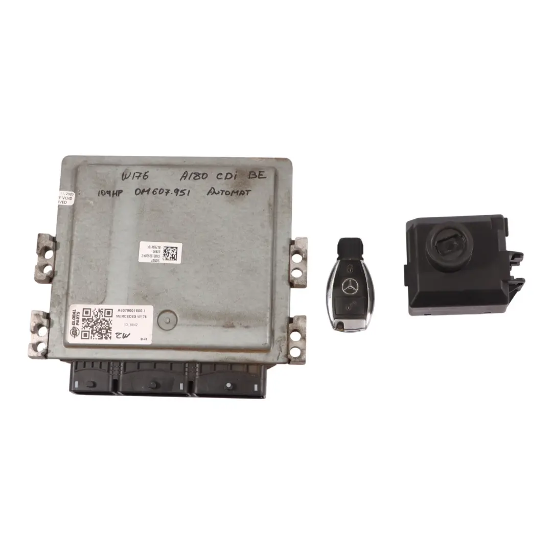 Mercedes W176 A180 CDI OM607.951109HP ECU Silnika Kit Automat - SKU A6079001800-1 - Numer Części A6079001800
