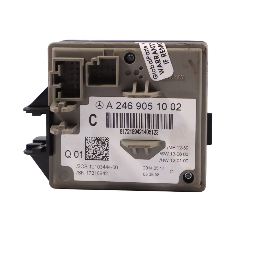 Mercedes W176 A180 CDI OM607.951 109HP Engine ECU Kit Automatic - SKU A6079001800-1 - Part number A6079001800