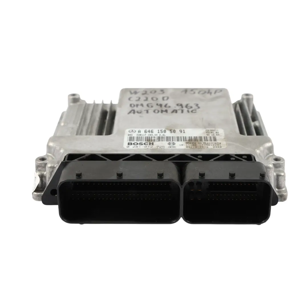 Mercedes W203 C220 CDI 150HP 646.963 Engine Control ECU Kit Automat - SKU A6461505091-2 - Part number A6461505091