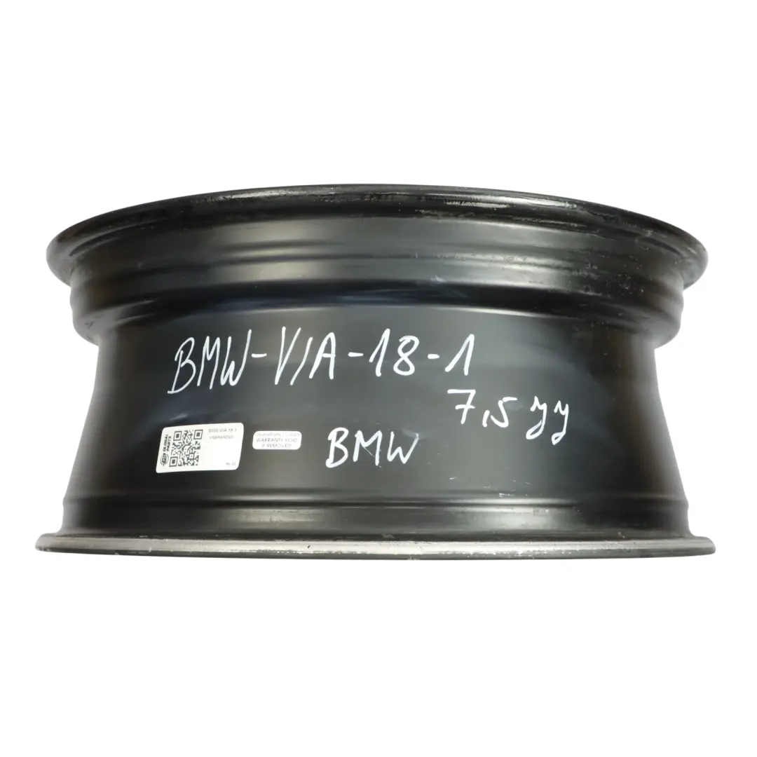 BMW Jante En Alliage Noir VIA 18" 7,5J 5X120 - SKU BMW-VIA-18-1 - Numéro de pièce BMW-VIA-18-1