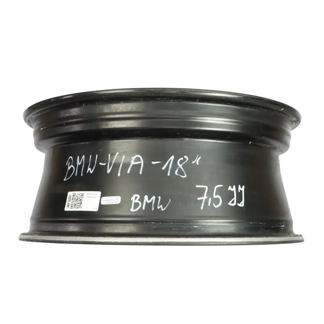 BMW Llanta De Aleación Negra VIA 18" 7.5J 5X120 - SKU BMW-VIA-18 - Número de pieza BMW-VIA-18