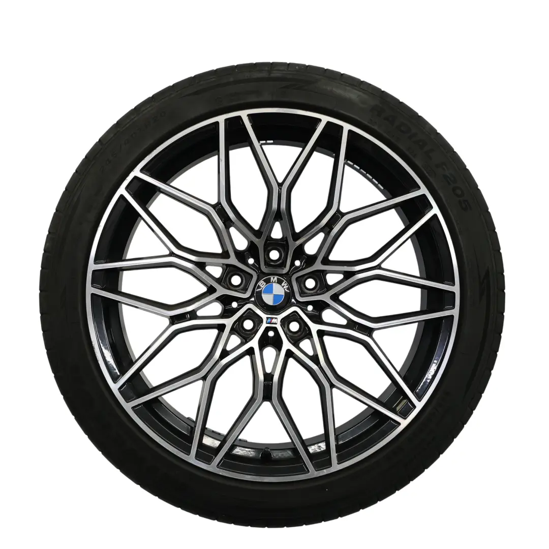 BMW F10 F11 Komplet Felg Aluminiowych X4 20" 8.5J ET:35 5X120 VIA - SKU BMW-VIA-SET - Numer Części BMW-VIA-SET