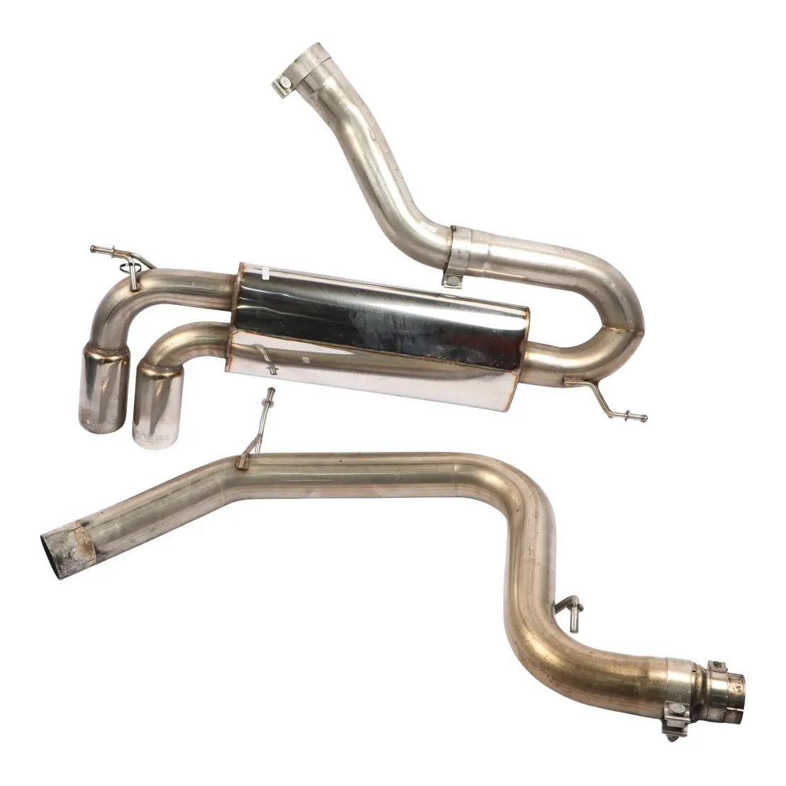 VW Golf GTI Mk5 Exhaust Muffler Box Scorpion Non-Resonated Exhaust 2.0 TFSI 