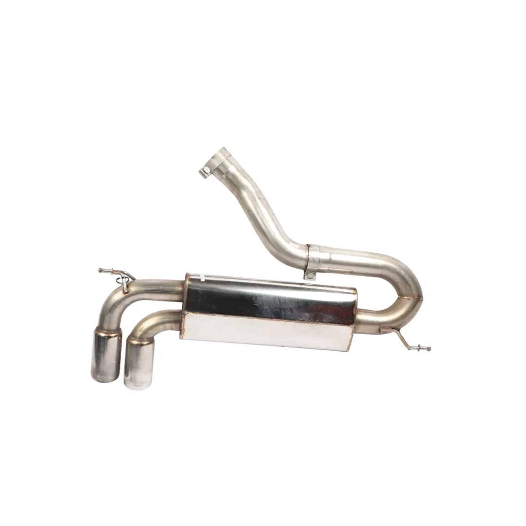 VW Golf GTI Mk5 Exhaust Muffler Box Scorpion Non-Resonated Exhaust 2.0 TFSI - SKU BWA-EXHAUST-SCORPION - Part number BWA-EXHAUST-SCORPION