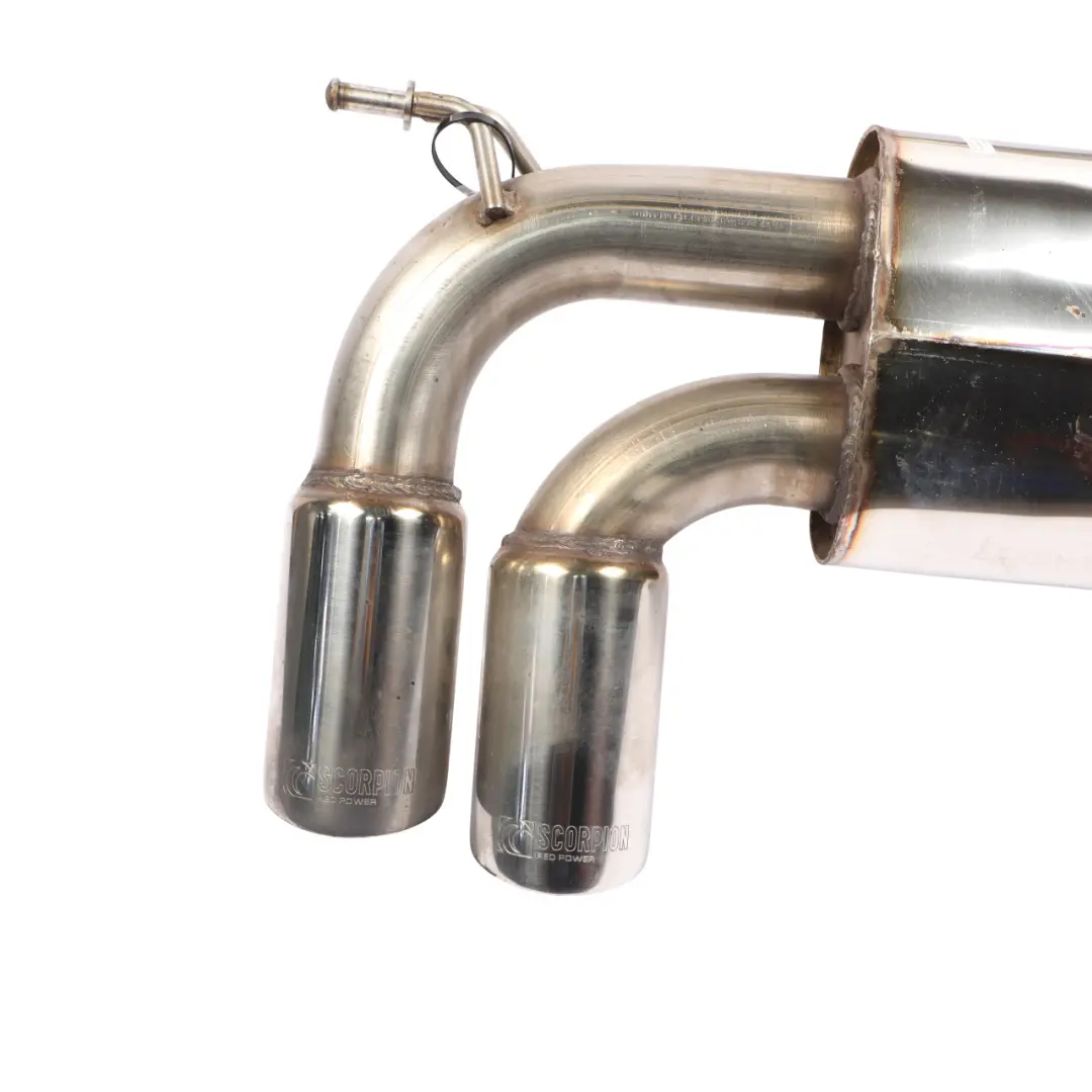 VW Golf GTI Mk5 Exhaust Muffler Box Scorpion Non-Resonated Exhaust 2.0 TFSI - SKU BWA-EXHAUST-SCORPION - Part number BWA-EXHAUST-SCORPION