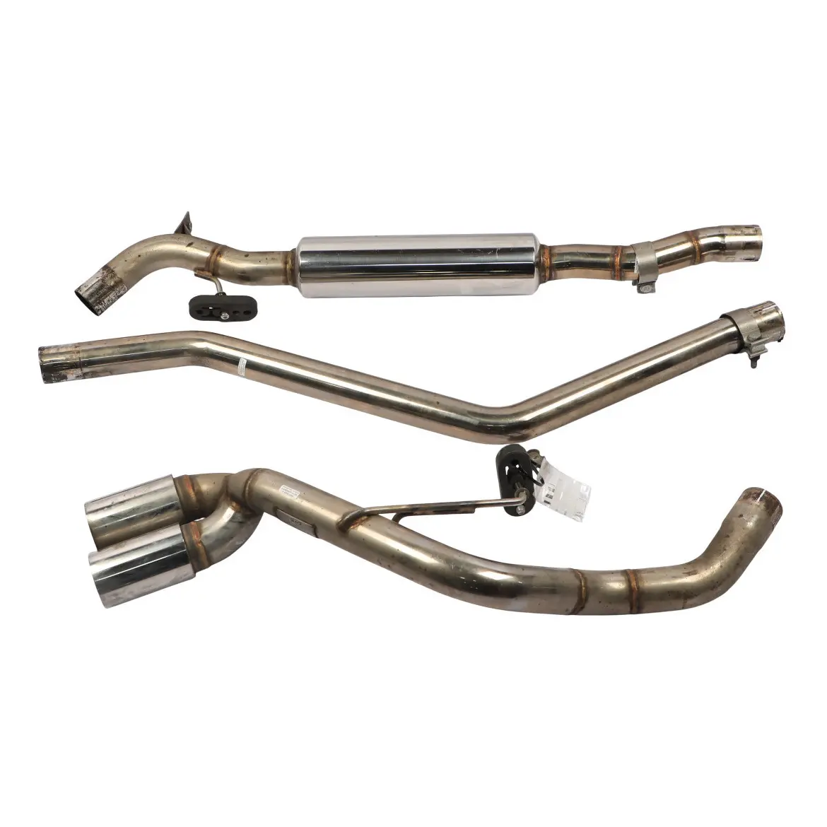 BMW E82 E88 Toyo Sports Stainless Steel Exhaust System Pipes Set 118d 120d 123d