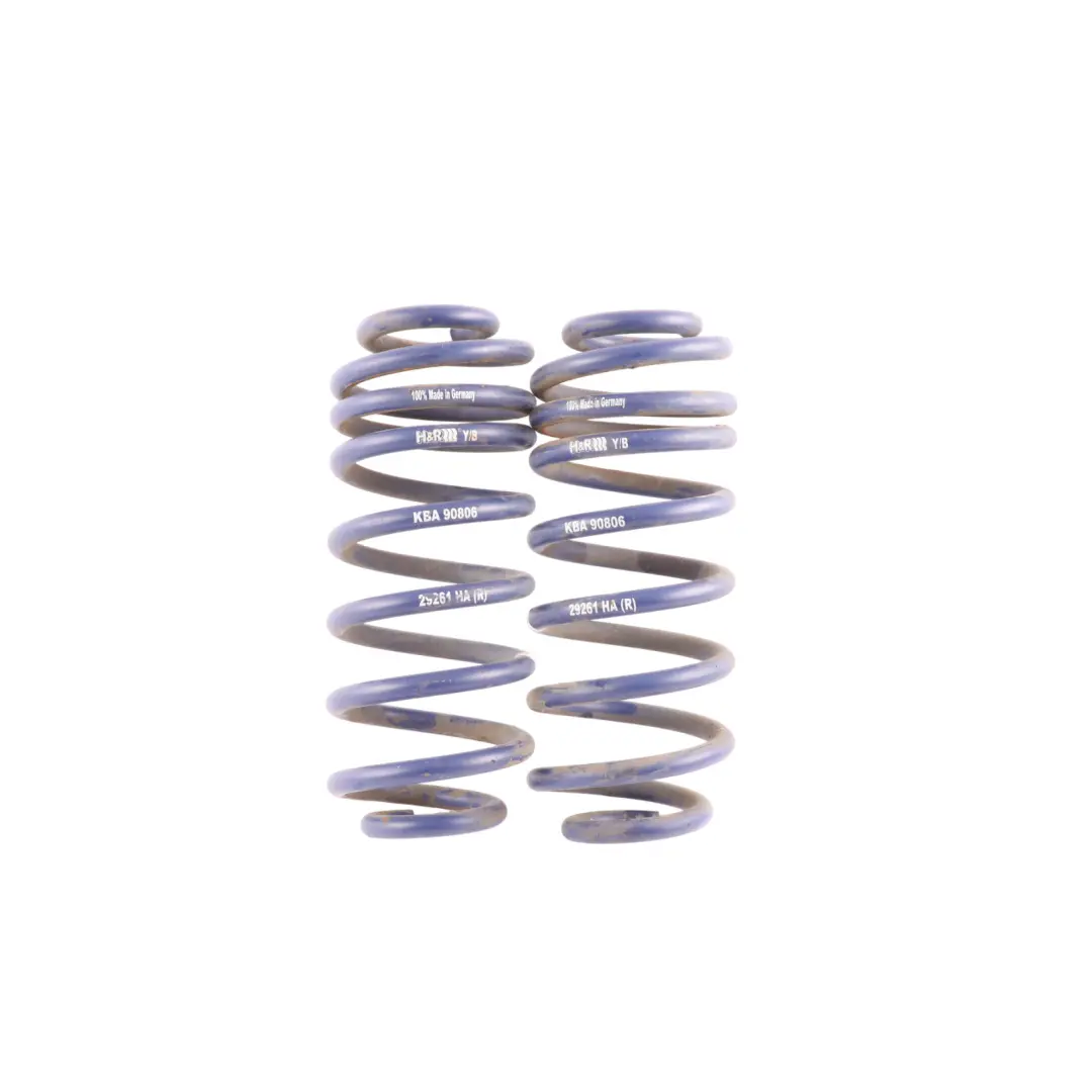 Skoda Octavia 1Z Lowering Coil Spring Set Rear Left Right N/O/S H&R KBA 90806 - SKU KBA90806 - Part number KBA90806