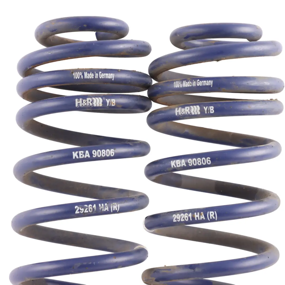 1Z Lowering Coil Spring Set Rear Left Right N/O/S H&R KBA 90806 to Skoda Octavia with Part number KBA90806 Skoda Octavia 1Z Lowering Coil Spring Set Rear Left Right N/O/S H&R KBA 90806 - SKU KBA90806 - Part number KBA90806