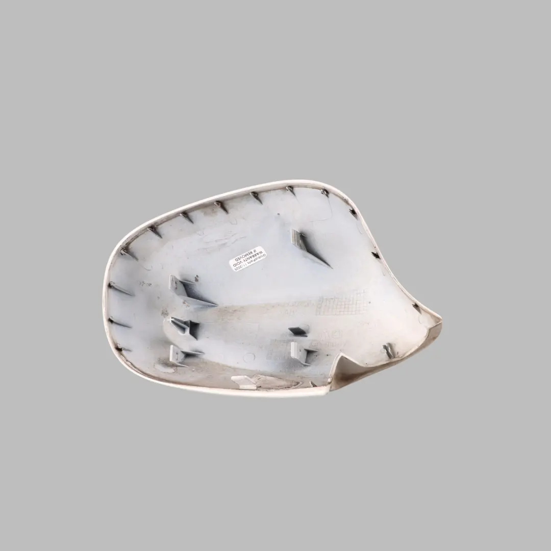 Wing Mirror Cover Cap Casing Left N/S Alpinweiss White - 300 to BMW E81 E82 E87 LCI with Part number 0038345 BMW E81 E82 E87 LCI Wing Mirror Cover Cap Casing Left N/S Alpinweiss White - 300 - SKU P0038345-AW1 - Part number 0038345