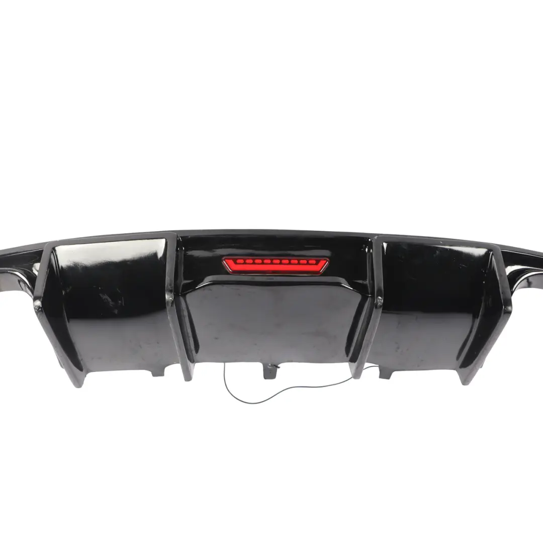 Audi A5 S5 F5 Rear Bumper Diffuser Lower Centre Trim Cover Panel Black - SKU PD-21018 - Part number PD-21018