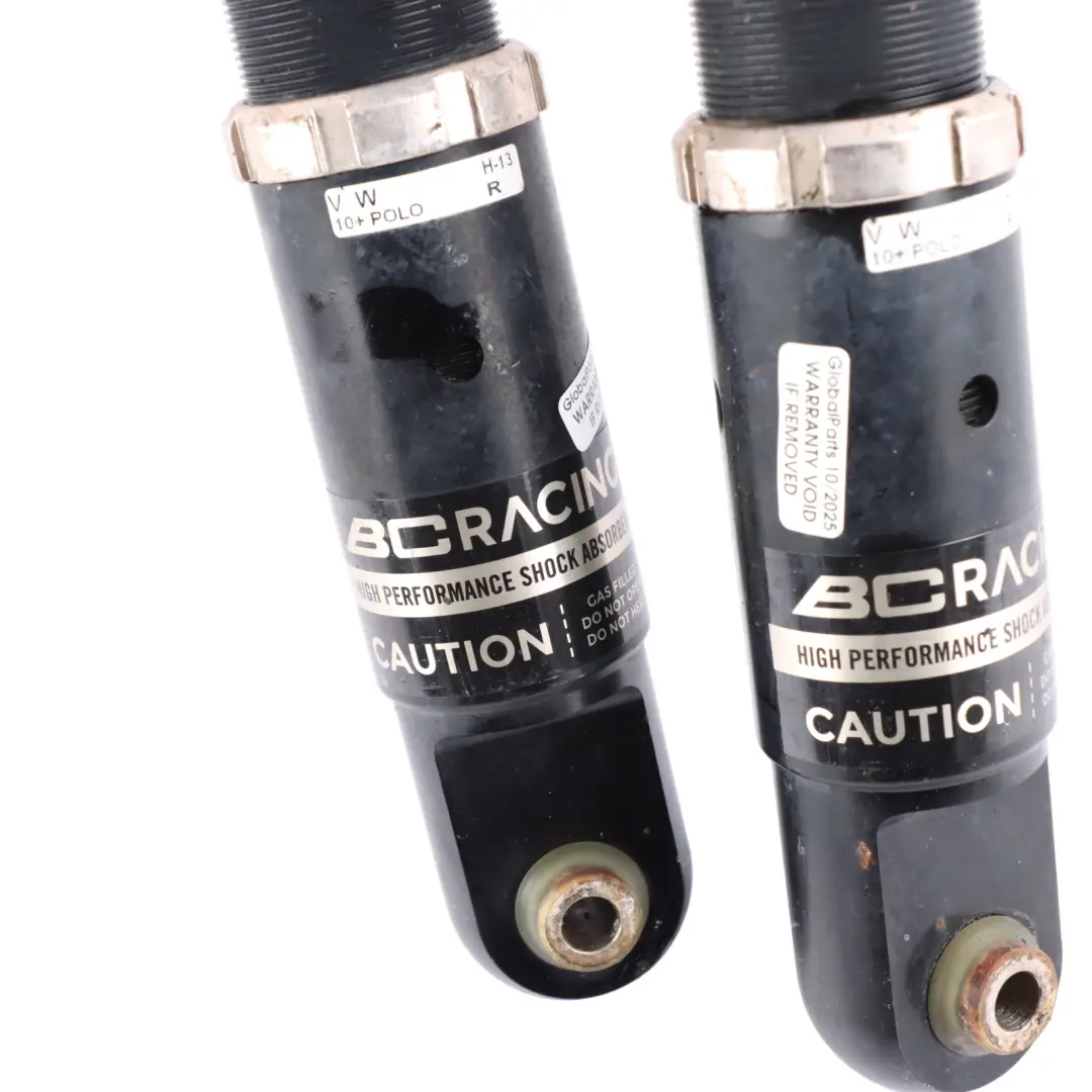 Strut Coilover Set BC Racing Front Rear High Performance to VW Polo 6R Spring with Part number POLO-6R-BC-RACING-1 VW Polo 6R Spring Strut Coilover Set BC Racing Front Rear High Performance - SKU POLO-6R-BC-RACING-1 - Part number POLO-6R-BC-RACING-1