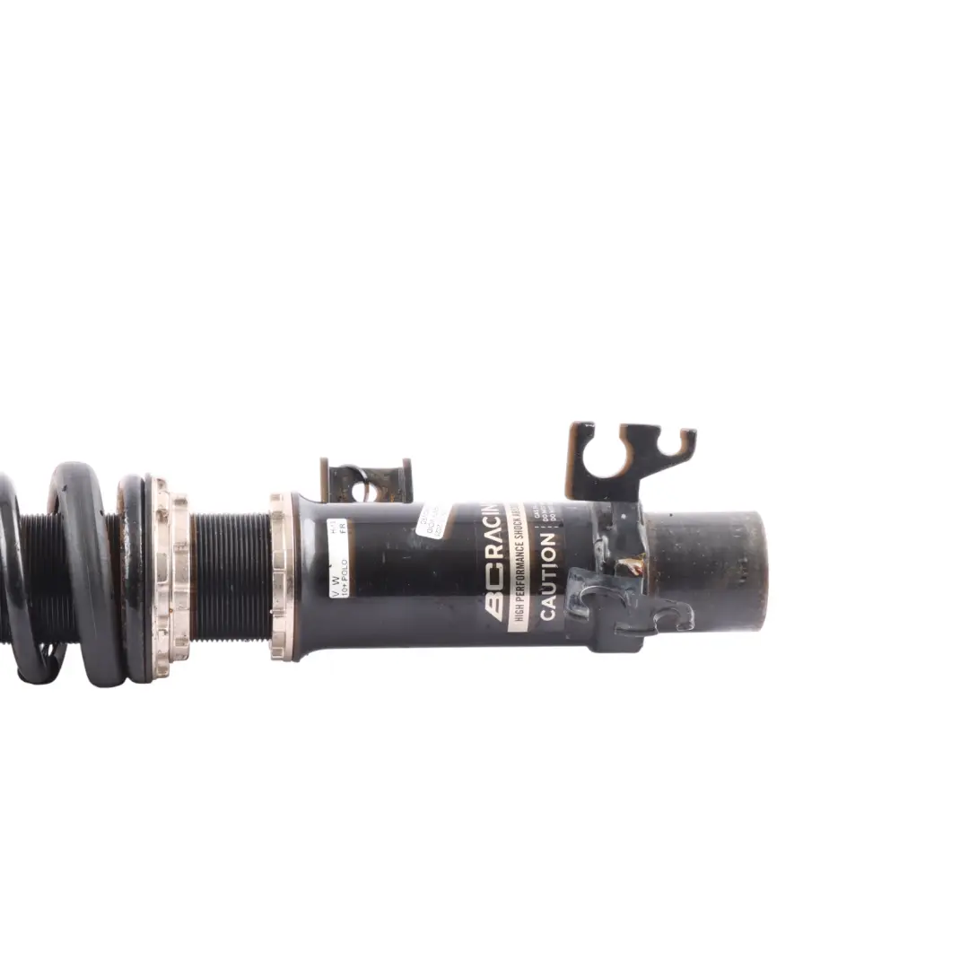 Strut Front Right O/S High Performance Shock Absorber to VW Polo BC Racing Spring with Part number POLO-6R-BC-RACING VW Polo BC Racing Spring Strut Front Right O/S High Performance Shock Absorber - SKU POLO-6R-BC-RACING - Part number POLO-6R-BC-RACING