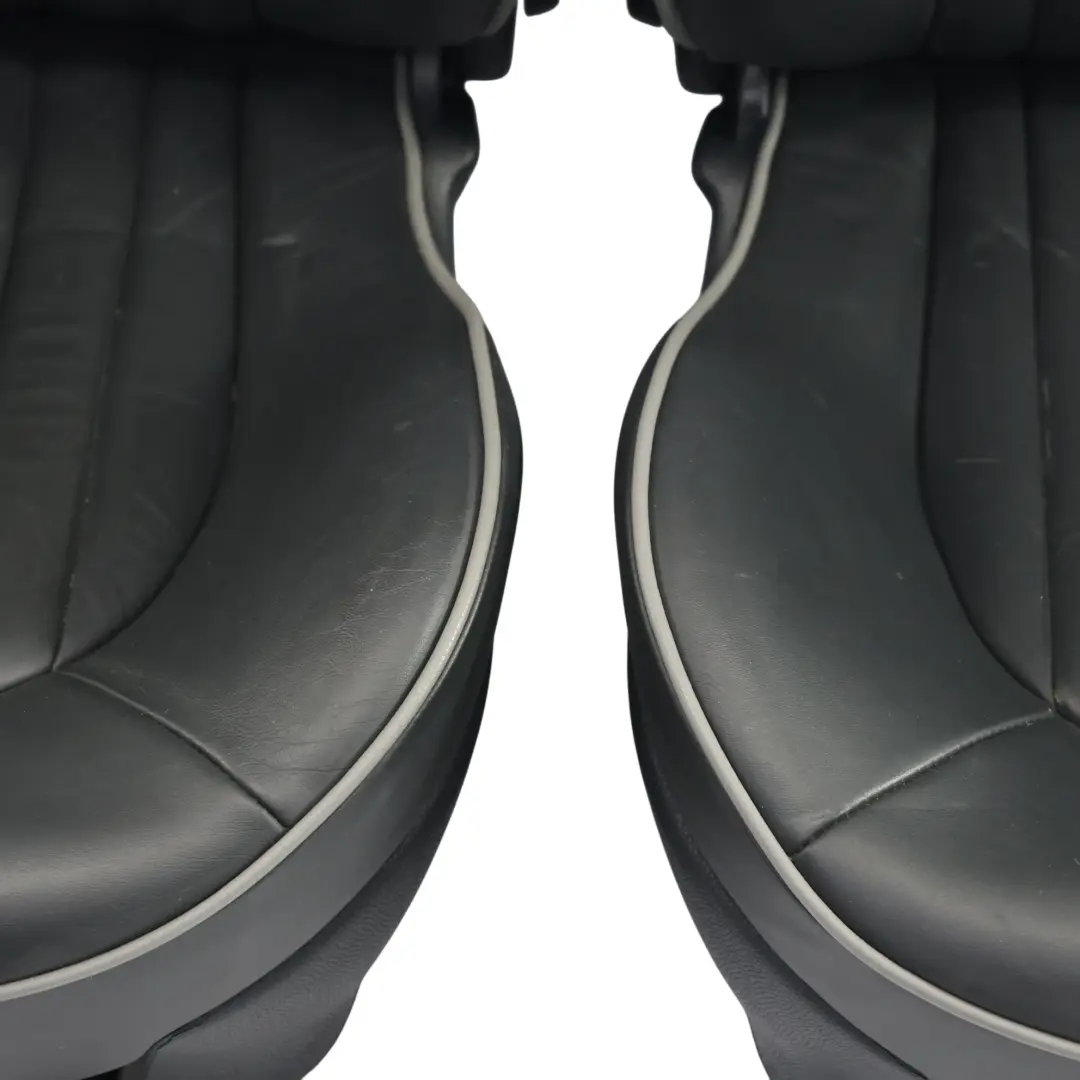 Mini R50 Sièges Cuir Chauffants Panther Black Sièges Avant Et Arrière - SKU R50-SEATS-SET-PARK-LANE-ENGLISH-PANTHER-1 - Numéro de pièce R50-SEATS-SET-PARK-LANE-ENGLISH-PANTHER