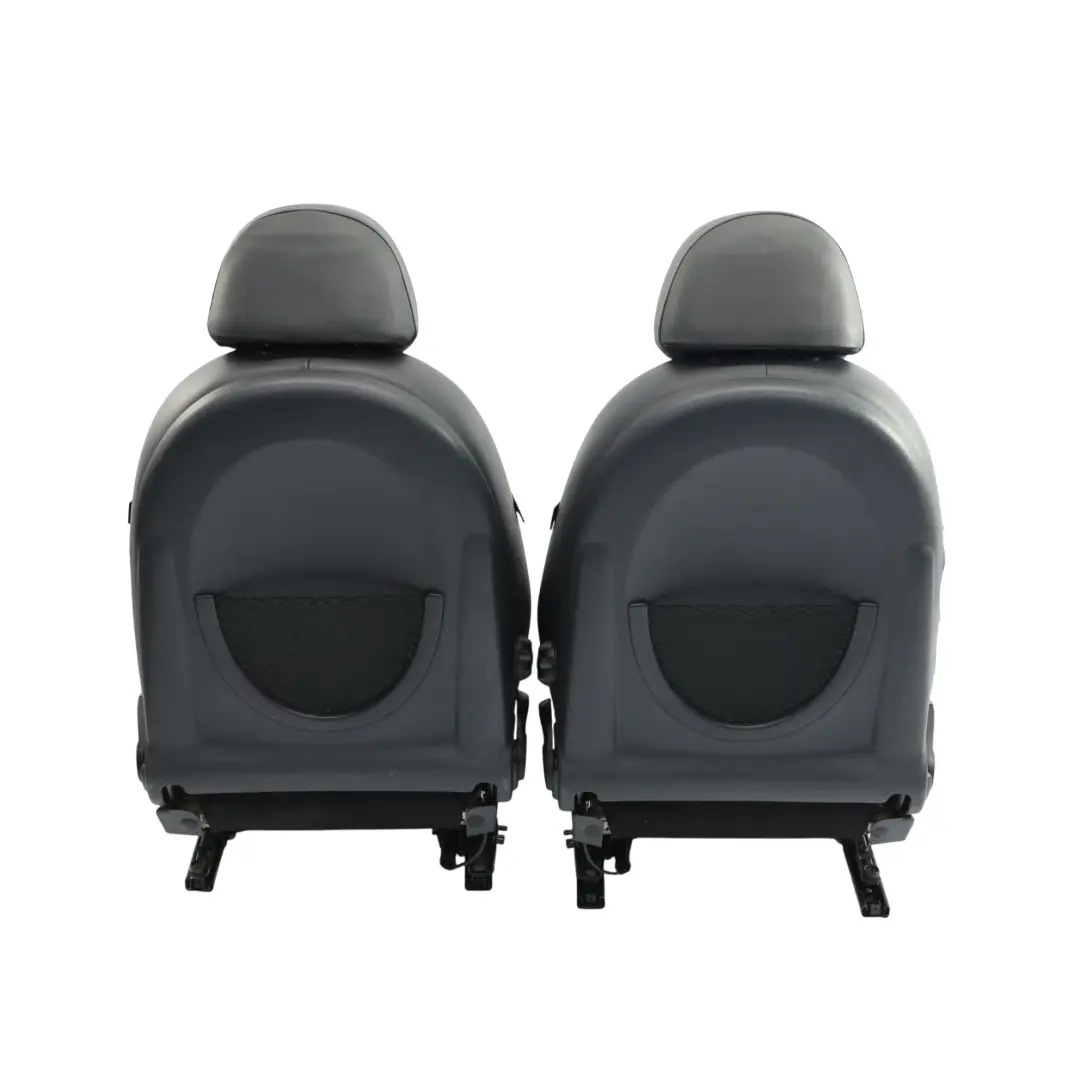 Mini R50 Asientos Cuero Calefacción Panther Negro Asiento Delantero Trasero - SKU R50-SEATS-SET-PARK-LANE-ENGLISH-PANTHER-1 - Número de pieza R50-SEATS-SET-PARK-LANE-ENGLISH-PANTHER