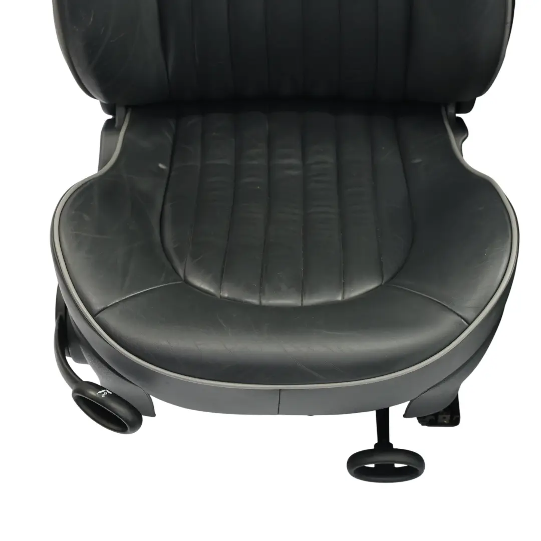 Mini R50 Asientos Cuero Calefacción Panther Negro Asiento Delantero Trasero - SKU R50-SEATS-SET-PARK-LANE-ENGLISH-PANTHER-1 - Número de pieza R50-SEATS-SET-PARK-LANE-ENGLISH-PANTHER