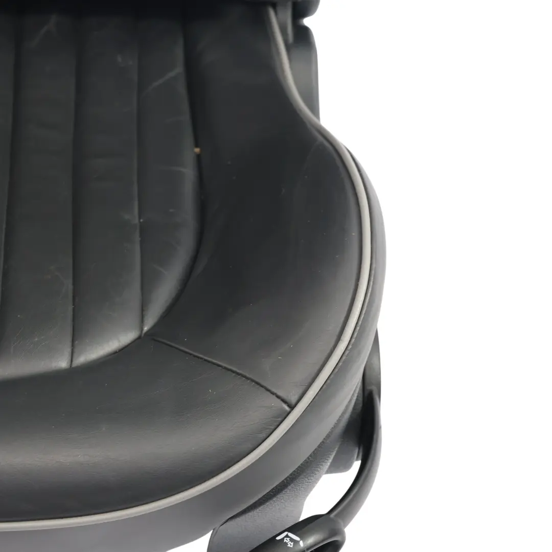 Mini R50 Leather Seats Heated English Park Lane Panther Black Front Rear Seat - SKU R50-SEATS-SET-PARK-LANE-ENGLISH-PANTHER-1 - Part number R50-SEATS-SET-PARK-LANE-ENGLISH-PANTHER