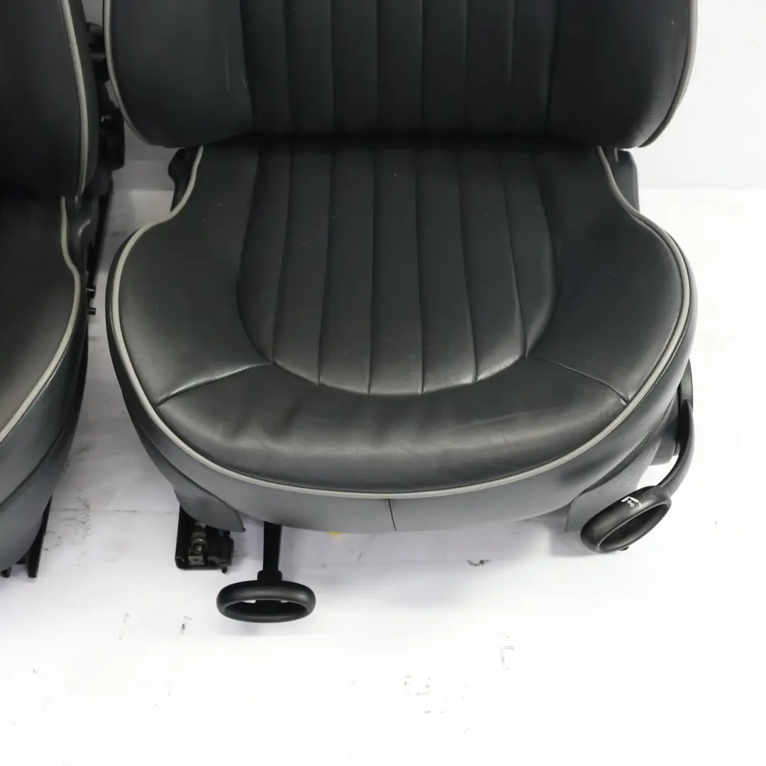 Mini R50 Ledersitze Beheizt Englisch Park Lane Panther Schwarz Vorne Hinten Sitz - SKU R50-SEATS-SET-PARK-LANE-ENGLISH-PANTHER-2 - Teilenummer R50-SEATS-SET-PARK-LANE-ENGLISH-PANTHER