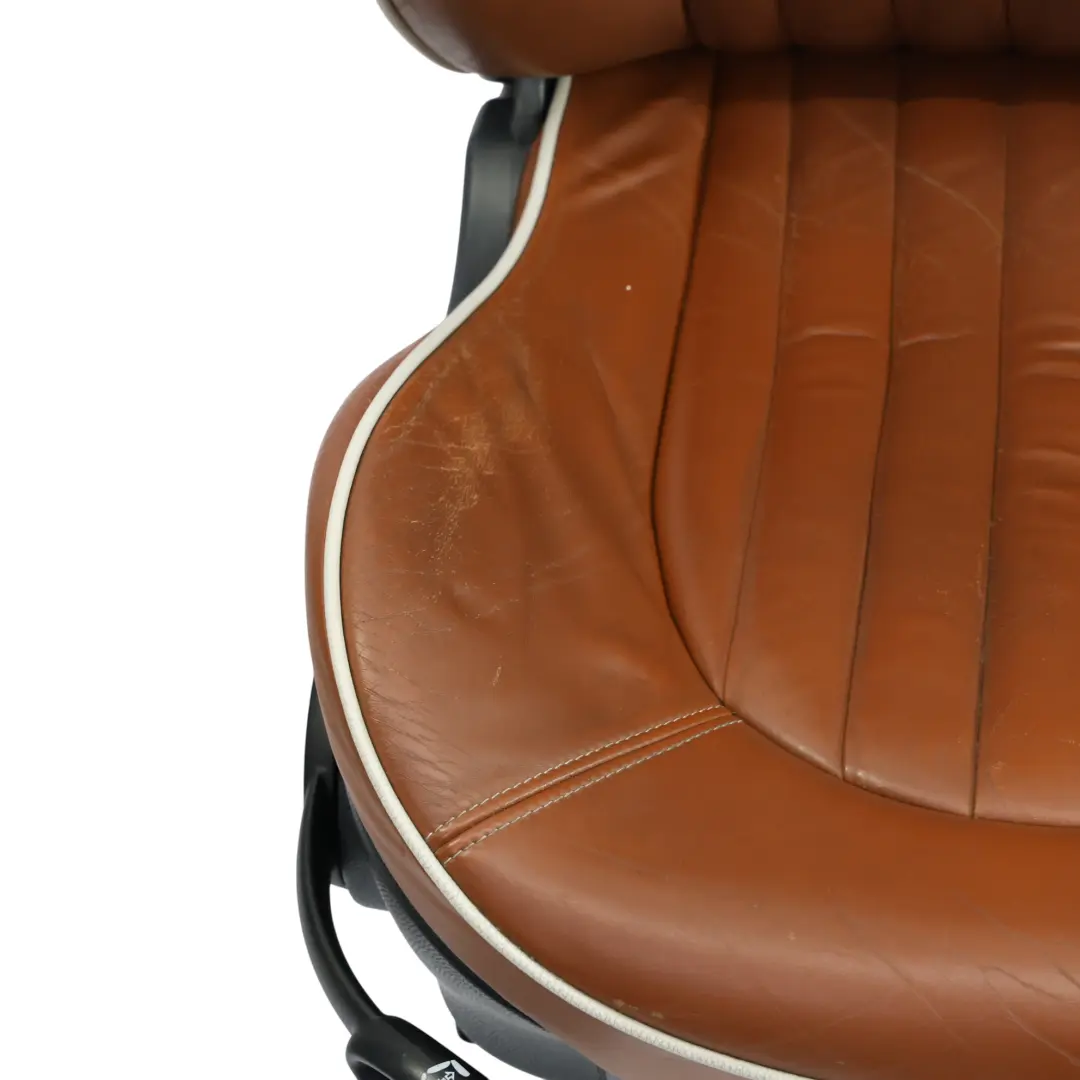 Mini Riscaldato Sport Marrone Pelle Sedili Anteriori Posteriori Marciapiede - SKU R52-Sport-Leather-Seats - Numero di parte R52