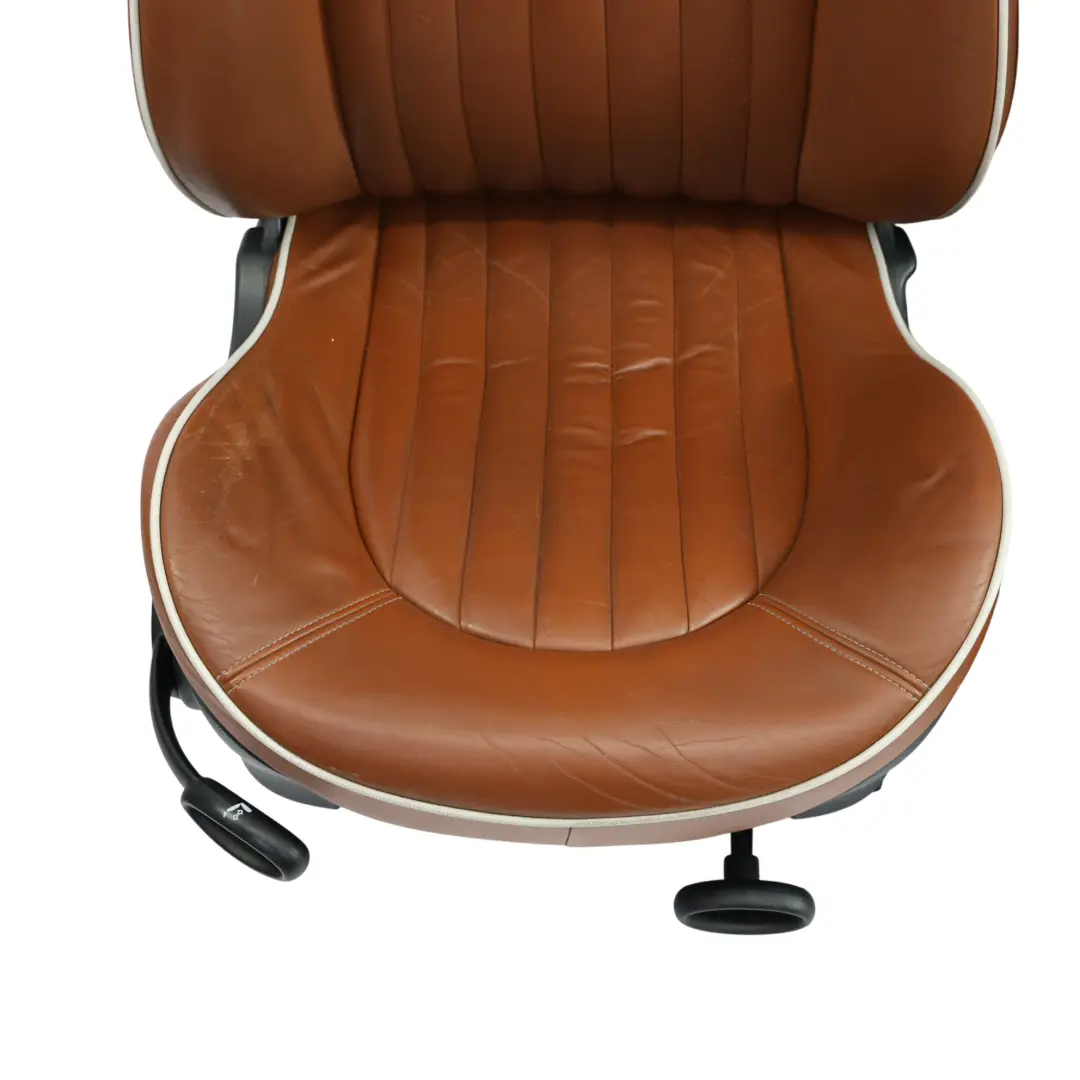 Climatizada Sport Brown Asientos Cuero Inglés Asiento Sidewalk para Mini con número de pieza R52 Mini Climatizada Sport Brown Asientos Cuero Inglés Asiento Sidewalk - SKU R52-Sport-Leather-Seats - Número de pieza R52