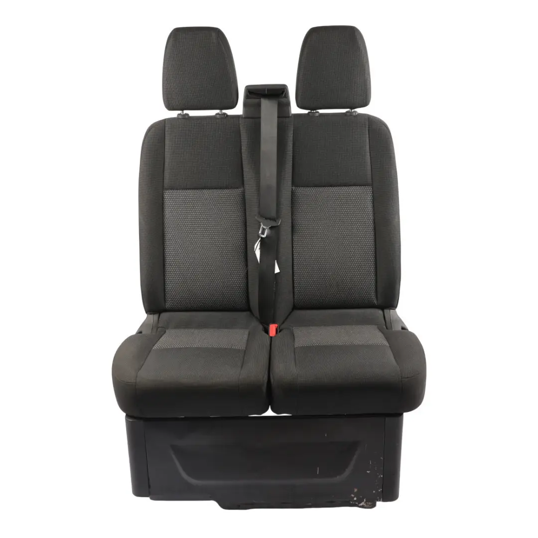 Ford Transit Custom Mk8 Front Double Seat Bench Charcoal Black Left N/S - SKU RHD-1901138-1 - Part number 1901138