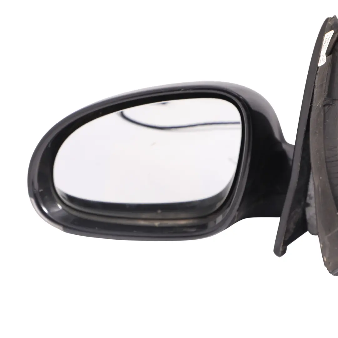 Volkswagen Golf 1K Electric Wing Mirror Door Left N/S Black Magic Pearl - C9Z - SKU RHD-1K2857507BK-BLM - Part number 1K2857507BK
