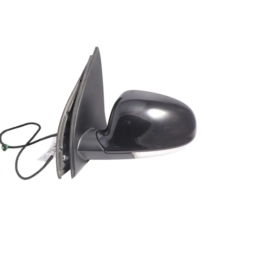 Volkswagen Golf 1K Electric Wing Mirror Door Left N/S Black Magic Pearl - C9Z - SKU RHD-1K2857507BK-BLM - Part number 1K2857507BK